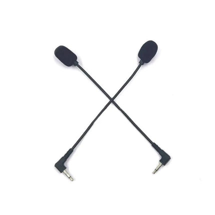 Practical Microphone for Everyday Gaming and Live Streaming Activities - compact dual boom mics with 3.5mm plugs for clear in-game chat and streaming audio