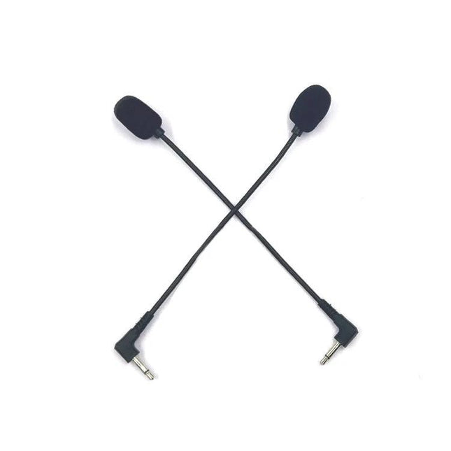 Practical Microphone for Everyday Gaming and Live Streaming Activities - compact dual boom mics with 3.5mm plugs for clear in-game chat and streaming audio