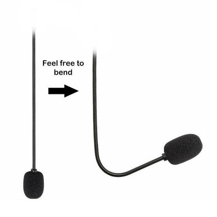 Practical Microphone for Everyday Gaming and Live Streaming Activities - flexible gooseneck with foam windscreen for clear voice capture