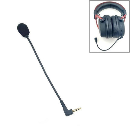 Microphone suitable for home gaming and online chats — omnidirectional detachable boom mic for headset, clear voice capture in typical room settings