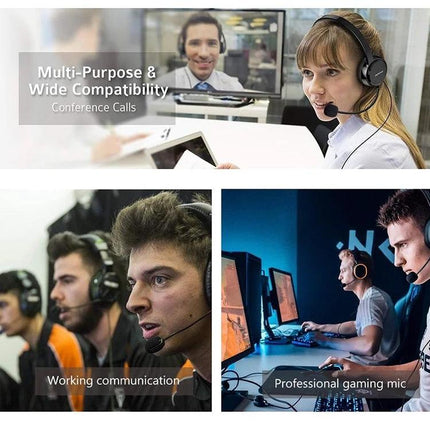 Compact Microphone for Daily Gaming and Streaming Sessions - omnidirectional headset mic for clear team communication and streaming