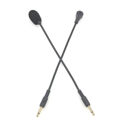 Microphone for Daily Gaming and Streaming Activities - compact omnidirectional headset mic with 3.5mm jacks for easy setup and clear voice capture