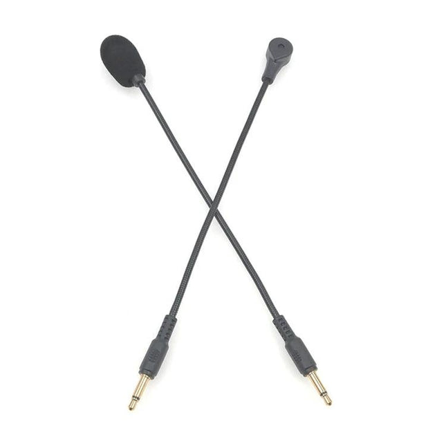 Microphone for Daily Gaming and Streaming Activities - compact omnidirectional headset mic with 3.5mm jacks for easy setup and clear voice capture
