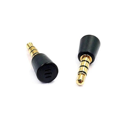 Compact Microphone for Daily Calls and Gaming Sessions - small gold 3.5mm plug mic for phones, laptops and gaming consoles