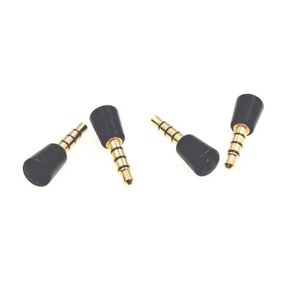 Compact Microphone for Daily Calls and Gaming Sessions - small 3.5mm gold-plated plug microphone adapter for clearer phone, laptop and gaming audio