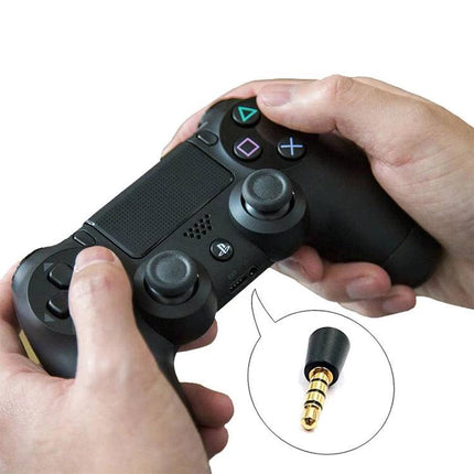 Compact Microphone for Daily Calls and Gaming Sessions attached to controller 3.5mm plug for clearer gaming and video call audio