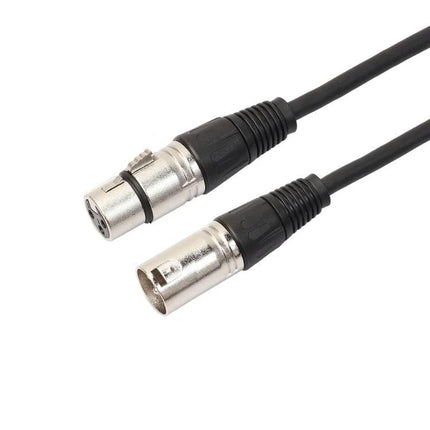 XLR Microphone Cable for Everyday Home Audio Connections showing male and female connectors for home recording and podcast setups