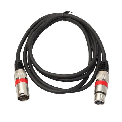 XLR Audio Cable for Connecting Microphones in Home Studios - durable shielded mic cable with male and female XLR connectors