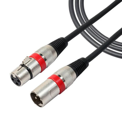 Shielded XLR Cable for Everyday Home Recording Needs - 3-pin XLR female to male cable for microphone to interface connections, low-noise home studio cable