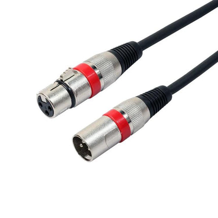 Audio Cable for Connecting Microphones in Daily Recordings - 3-pin XLR female to male cable for home podcasting and live event setups