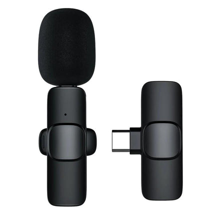 Lavalier Microphone for Everyday Video Calls and Recordings - Type-C plug lavalier with foam windscreen for clearer calls and noisy environments