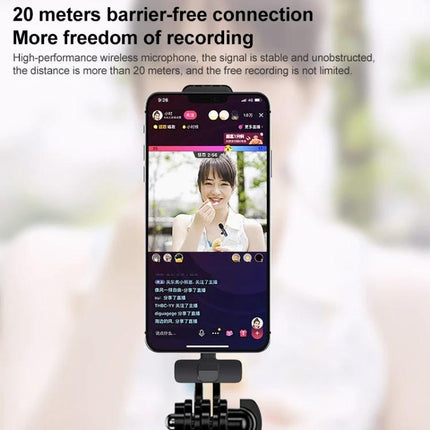 Lavalier Microphone for Everyday Video Calls and Recordings - Type-C clip-on mic shown on smartphone for clearer calls and recordings