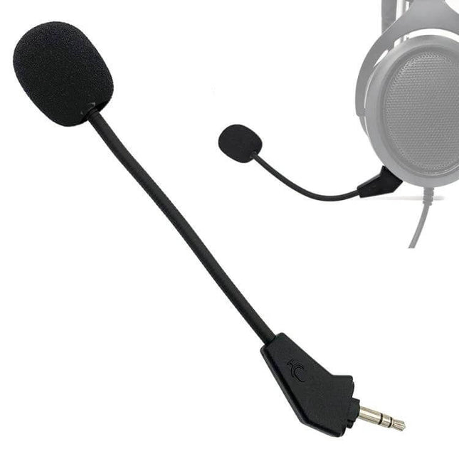 Replacement Microphone for Corsair HS50 Pro, HS60, and HS70 SE Headsets - detachable foam mic with 3.5mm plug for gaming and clear voice chat