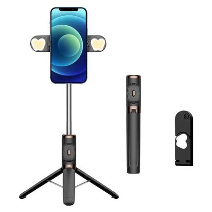 Selfie Stick for Capturing Daily Moments with Integrated Lights