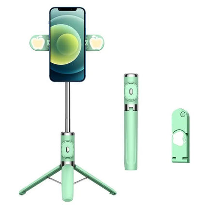 Selfie Stick for Capturing Daily Moments with Integrated Lights