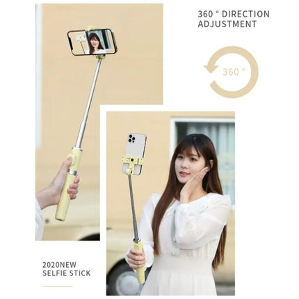 Selfie Stick for Capturing Daily Moments with Integrated Lights