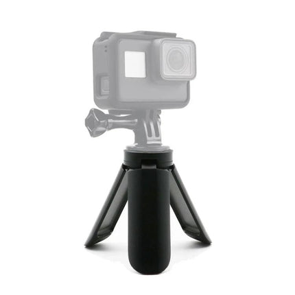 LUXCeO Portable Folding Plastic Tripod for Camera Stability compact tabletop tripod for action cameras and vlogging