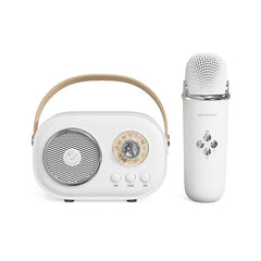 C20 Plus All-in-One Karaoke Bluetooth Speaker with Wireless Microphone White