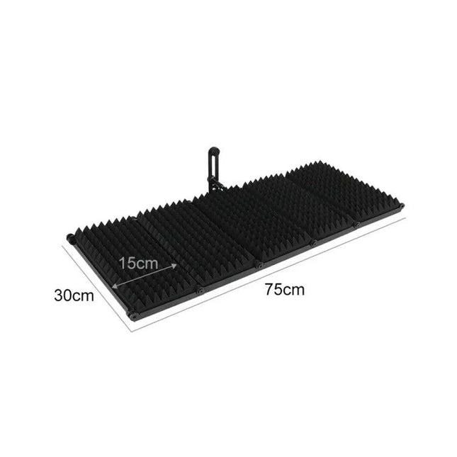 XTUGA Microphone Shield for Daily Home Recording Sessions reducing desk echo and background reflections for clearer home podcasting