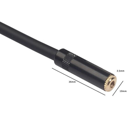 Compact Audio Cable for Connecting Devices in Daily Use — 3.5mm to Canon adapter cable for mic-to-camera and phone-to-equipment connections, travel-friendly