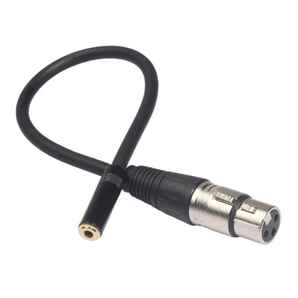 Connect Your Phone To Microphones For Everyday Audio Recording - 3.5mm to XLR adapter cable, gold‑plated jack and zinc alloy casing