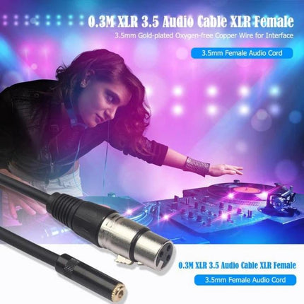 Connect Your Phone To Microphones For Everyday Audio Recording — 3.5mm to XLR adapter with gold-plated jack and zinc alloy casing for clear smartphone audio