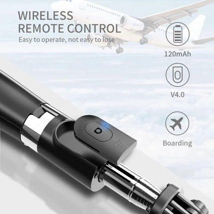 Selfie Stick for Capturing Daily Moments and Travel Memories wireless remote control, adjustable 7-length telescopic travel selfie stick