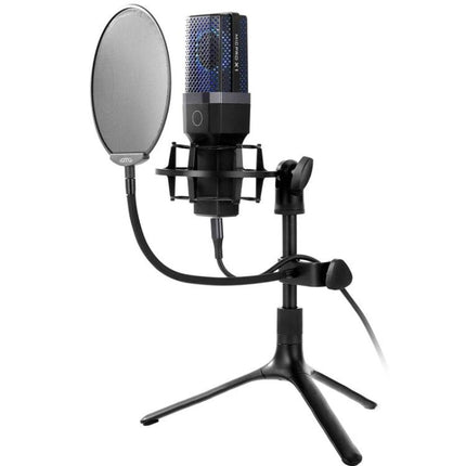 Yanmai Microphone Set for Everyday Home Recording Tasks compact condenser mic on tripod stand with shock mount and pop filter