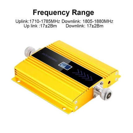 Silver 4G LTE Phone Signal Repeater with US Plug for Indoor Coverage