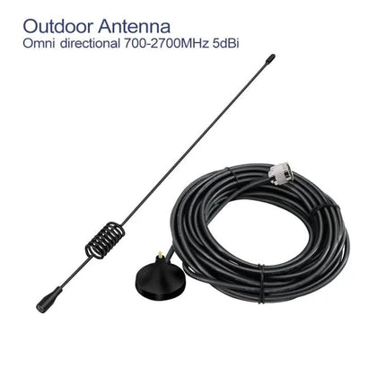 Silver 4G LTE Phone Signal Repeater with US Plug for Indoor Coverage