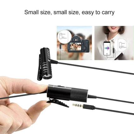 Essential Clip-On Microphone for Everyday Video and Event Use - compact lapel mic for vlogs, interviews and smartphone or camera recording