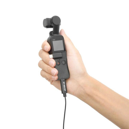 Boya Microphone for Daily Video Recording with DJI Pocket clipped to DJI Osmo Pocket 2 USB Type-C lavalier for clear vlogging audio