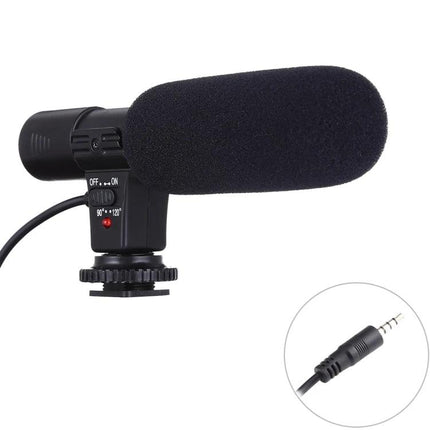 Compact Microphone for Daily Smartphone Recordings and Calls - cardioid on-camera mic with foam windscreen and 3.5mm jack for clearer calls and recordings