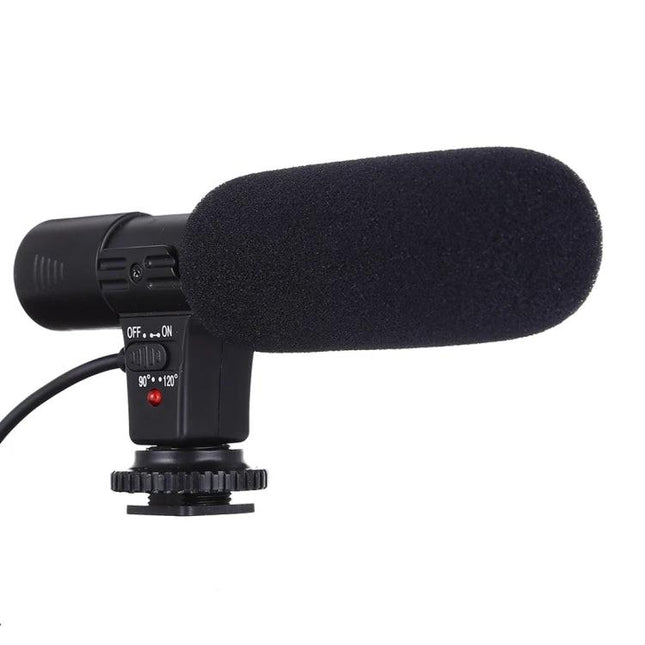 Compact Microphone for Daily Smartphone Recordings and Calls mounted with foam windscreen for clearer voice memos and video chats