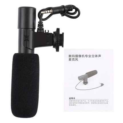 Compact Microphone for Daily Smartphone Recordings and Calls – compact foam‑windshield mic with 3.5mm jack for clearer calls and recordings