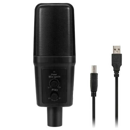 Yanmai Microphone for Daily Home Recording and Calls - black USB condenser mic for clear home recording and online calls