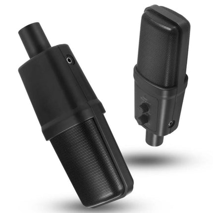 Yanmai Microphone for Daily Home Recording and Calls - black USB studio condenser mic for clear voice in home recording and online calls