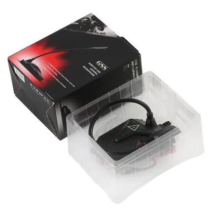 Essential Microphone for Everyday Gaming Sessions at Home - omnidirectional plug-and-play desk mic in packaging, reduces background noise