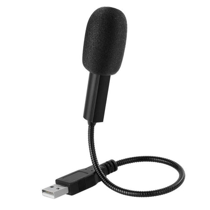 Yanmai Microphone for Home Recording and Daily Chats USB omnidirectional desktop mic with foam windscreen and flexible gooseneck