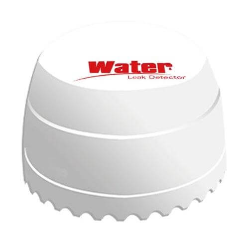 Effective Water Leakage Detector for Home Safety with Two Sensors white compact unit with sensors and LED indicator