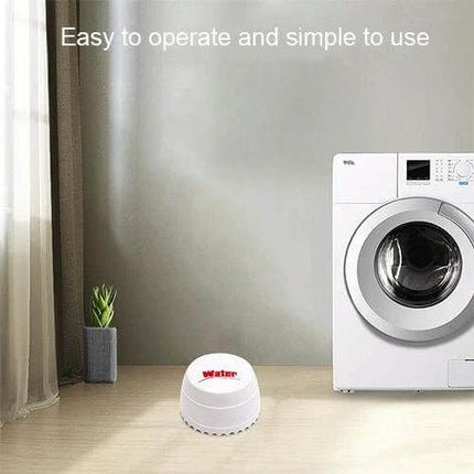 Effective Water Leakage Detector for Home Safety with Two Sensors placed near washing machine to detect floor water and trigger alarm