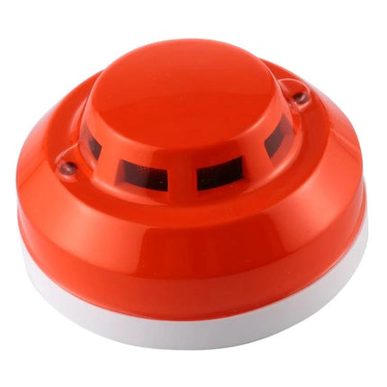 Photoelectric Smoke Detector for Home Fire Safety with Red Indicator mounted ceiling alarm with red LED for apartments up to 80 sqm