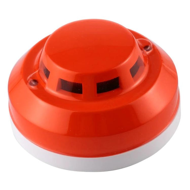 Photoelectric Smoke Detector for Home Fire Safety with Red Indicator mounted ceiling alarm with red LED for apartments up to 80 sqm