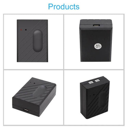 Wireless Garage Door Controller with App and Voice Access black WiFi module shown in four product angle photos