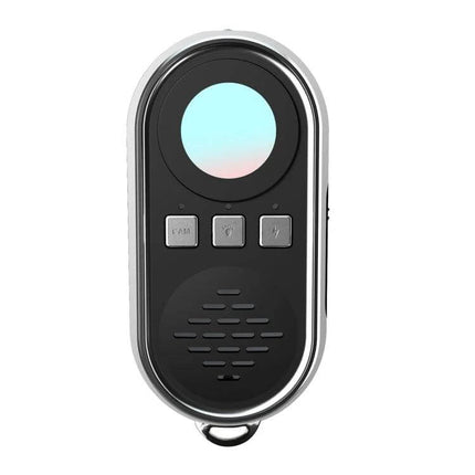 Camera Detector with LED Flashlight for Privacy Protection - handheld hidden camera finder with LED light and detection buttons