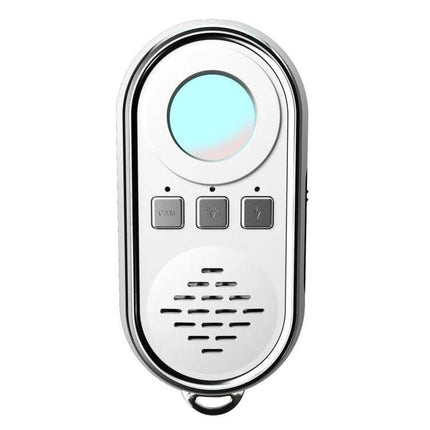 Camera Detector with LED Flashlight for Privacy Protection handheld device detecting hidden cameras and offering flashlight for travelers and homeowners
