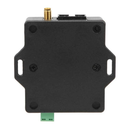 GL09 Plus GSM Alarm for Everyday Security Monitoring - compact black GSM alarm module with antenna, mounting slots and terminal connector