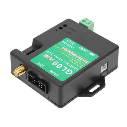 GL09 Plus GSM Alarm for Everyday Security Monitoring compact GSM alarm module with SIM slot, antenna input and terminal block connections