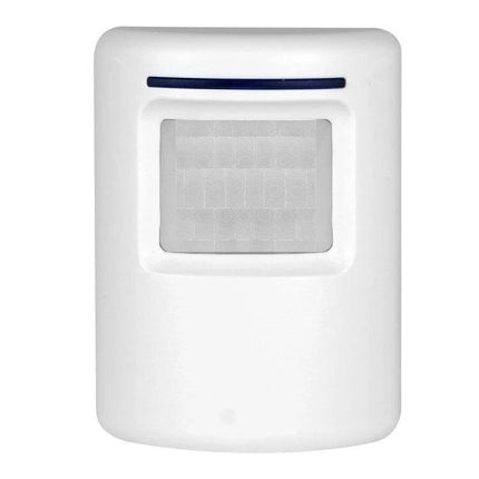 Wireless PIR Infrared Doorbell Alarm Detector for Home and Office white motion sensor unit for entryway security