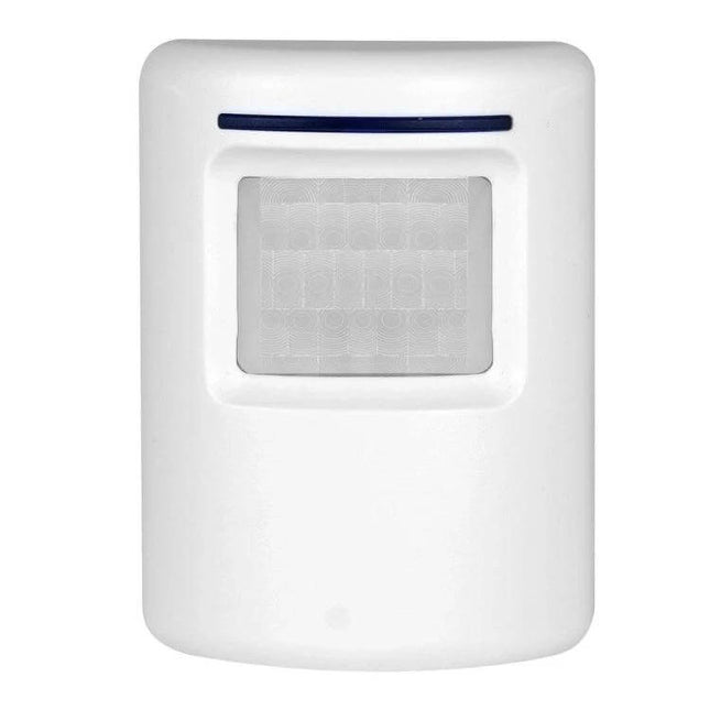 Wireless PIR Infrared Doorbell Alarm Detector for Home and Office white motion sensor unit for entryway security